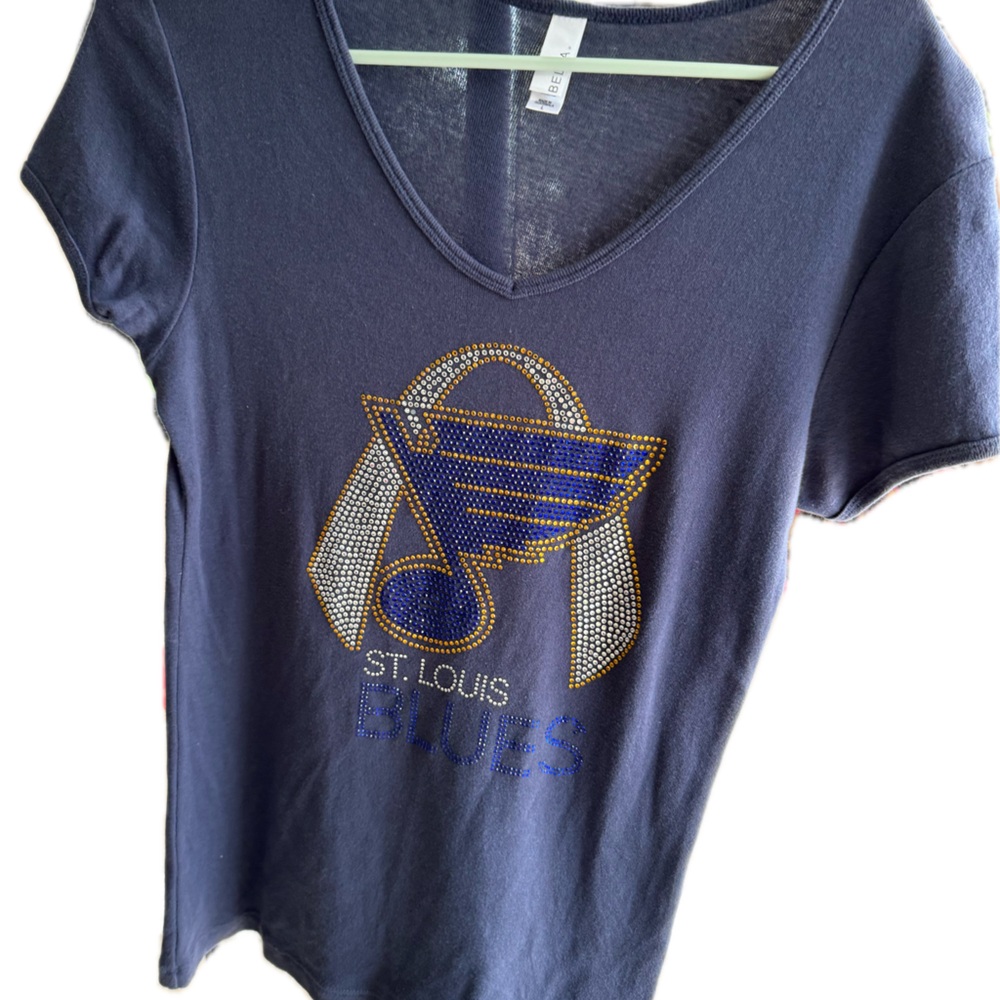 Bedazzled St. Louis Blues top